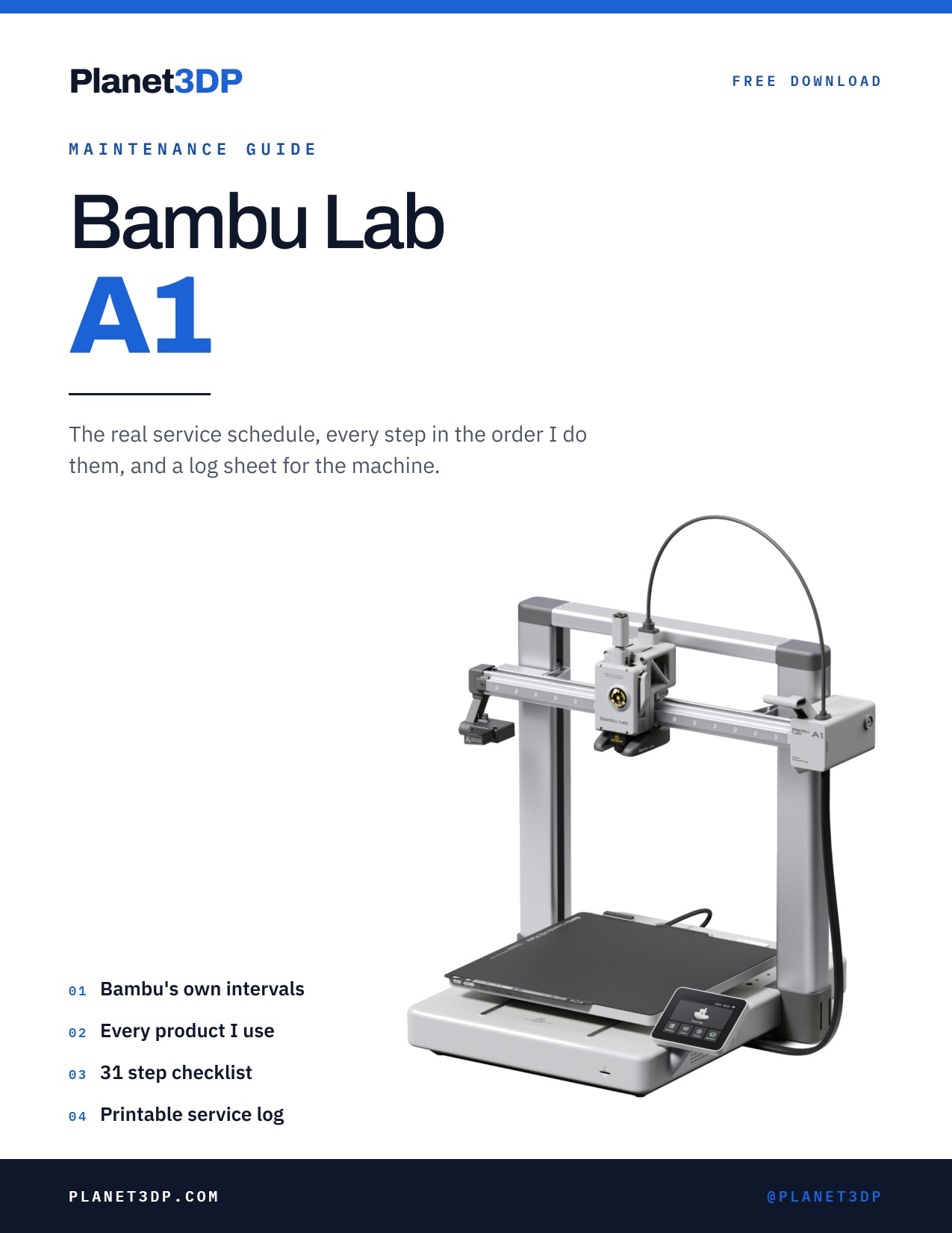 Bambu Lab A1 Maintenance Guide