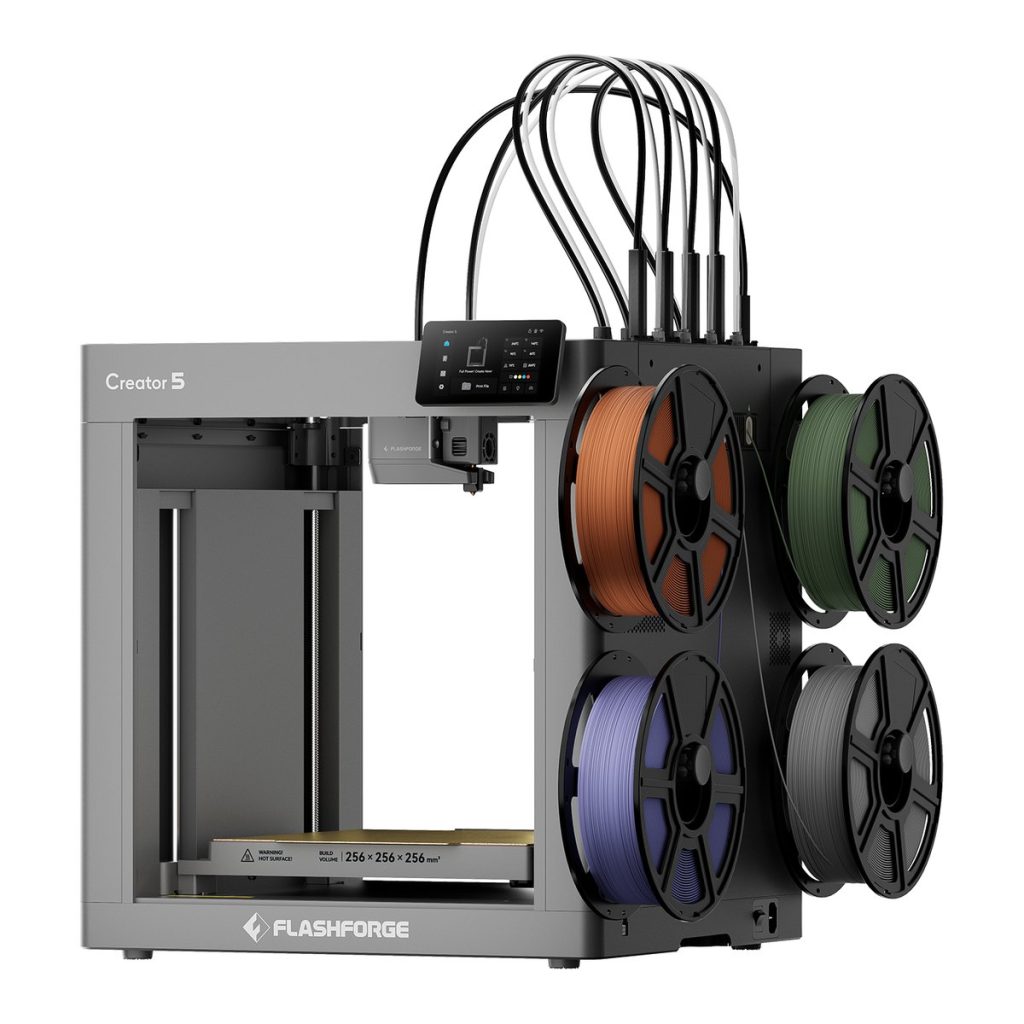 Flashforge Creator 5 tool-changer 3D printer