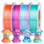 Amolen Silk PLA Rainbow Variety Pack 4x200g