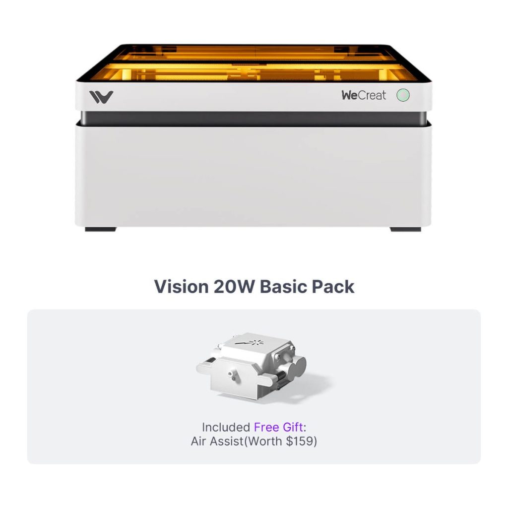 WeCreat Vision laser engraver