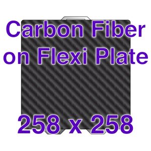 Wham Bam Flexi Plate with Carbon Fiber for Bambu (258 mm)