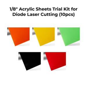 xTool 1/8" Acrylic Trial Kit (10 pcs)